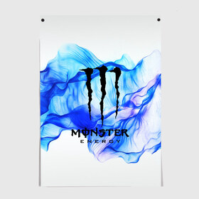 Постер с принтом MONSTER ENERGY в Новосибирске, 100% бумага
 | бумага, плотность 150 мг. Матовая, но за счет высокого коэффициента гладкости имеет небольшой блеск и дает на свету блики, но в отличии от глянцевой бумаги не покрыта лаком | adrenalin | energy monster | monster | monster energy | monstr | sport | адреналин | монстер | монстр | напиток | спорт | энергетик