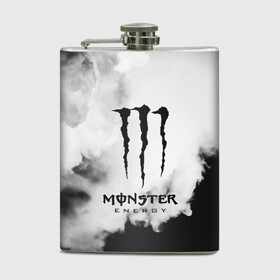 Фляга с принтом MONSTER ENERGY в Новосибирске, металлический корпус | емкость 0,22 л, размер 125 х 94 мм. Виниловая наклейка запечатывается полностью | Тематика изображения на принте: adrenalin | energy monster | monster | monster energy | monstr | sport | адреналин | монстер | монстр | напиток | спорт | энергетик