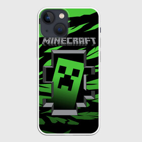 Чехол для iPhone 13 mini с принтом Minecraft в Новосибирске,  |  | funny | mine | minecraft | mods | noob | pro | skins | story | vs | zombie | данженс | инди | конструктор | майнкрафт | моды | нуб | скин | скрипер | шахта