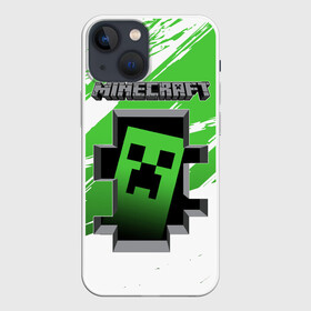 Чехол для iPhone 13 mini с принтом Minecraft в Новосибирске,  |  | funny | mine | minecraft | mods | noob | pro | skins | story | vs | zombie | данженс | инди | конструктор | майнкрафт | моды | нуб | скин | скрипер | шахта