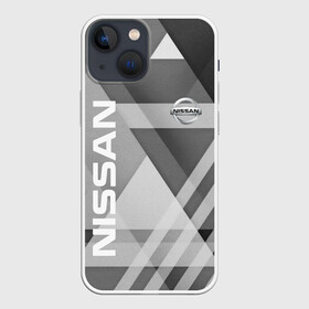 Чехол для iPhone 13 mini с принтом NISSAN. в Новосибирске,  |  | abstract | auto | brand | car | geometry | nissan | nиссан | sport | texture | абстракция | авто | автомобильные | бренд | геометрия | классика | машины | модные | спорт | стиль | текстура