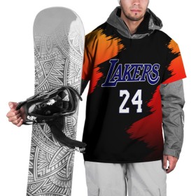 Накидка на куртку 3D с принтом Los Angeles Lakers / Kobe Brya в Новосибирске, 100% полиэстер |  | 24 | kobe | kobe bean bryant | lakers | los angeles | американский баскетболист | баскетбол | баскетболист | коби | коби бин брайант | лейкерс | лос анджелес | нью йорк
