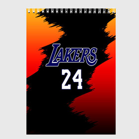 Скетчбук с принтом Los Angeles Lakers / Kobe Brya в Новосибирске, 100% бумага
 | 48 листов, плотность листов — 100 г/м2, плотность картонной обложки — 250 г/м2. Листы скреплены сверху удобной пружинной спиралью | Тематика изображения на принте: 24 | kobe | kobe bean bryant | lakers | los angeles | американский баскетболист | баскетбол | баскетболист | коби | коби бин брайант | лейкерс | лос анджелес | нью йорк