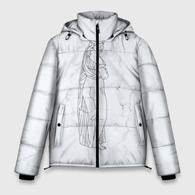 Мужская зимняя куртка 3D с принтом Афродита в Новосибирске, верх — 100% полиэстер; подкладка — 100% полиэстер; утеплитель — 100% полиэстер | длина ниже бедра, свободный силуэт Оверсайз. Есть воротник-стойка, отстегивающийся капюшон и ветрозащитная планка. 

Боковые карманы с листочкой на кнопках и внутренний карман на молнии. | афродита | скульптура | статуя