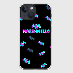 Чехол для iPhone 13 mini с принтом Marshmello в Новосибирске,  |  | fortnite | marshmello | абстракция | диджей | игра | маршмелло | маршмеллоу | маршмелоу | музыка | неон | фортнайт