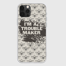 Чехол для iPhone 12 Pro Max с принтом Im a trouble maker в Новосибирске, Силикон |  | gizmo | gremlins | mogwai | vdzajul | гизмо | гремлины | магвай