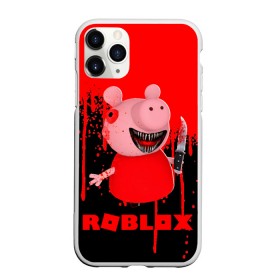 Чехол для iPhone 11 Pro матовый с принтом Roblox piggy/Свинка Пигги. в Новосибирске, Силикон |  | Тематика изображения на принте: 