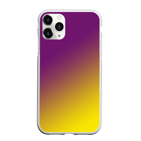 Чехол для iPhone 11 Pro матовый с принтом ГРАДИЕНТ в Новосибирске, Силикон |  | Тематика изображения на принте: gradient | summer | textures | tie dye | абстракт | градиент | желтая | лето | переход | радуга | тай дай | текстура | текстуры | фиолетовая | хиппи | цвета