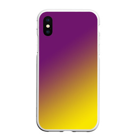 Чехол для iPhone XS Max матовый с принтом ГРАДИЕНТ в Новосибирске, Силикон | Область печати: задняя сторона чехла, без боковых панелей | gradient | summer | textures | tie dye | абстракт | градиент | желтая | лето | переход | радуга | тай дай | текстура | текстуры | фиолетовая | хиппи | цвета