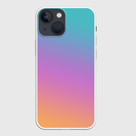 Чехол для iPhone 13 mini с принтом градиент в Новосибирске,  |  | gradient | summer | textures | tie dye | абстракт | градиент | лето | переход | радуга | тай дай | текстура | текстуры | хиппи | цвета