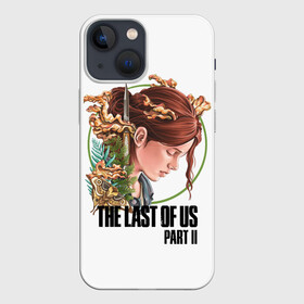 Чехол для iPhone 13 mini с принтом The Last of Us Part II Ellie в Новосибирске,  |  | ellie | ellie williams | post apocalypse | the last of us 2 | the last of us part ii | tlou | tlou2 | одни из нас | одни из нас 2 | одни из нас часть ii | постапокалипсис | элли | элли уильямс