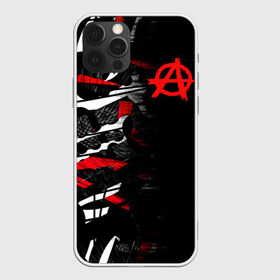 Чехол для iPhone 12 Pro Max с принтом Анархия в Новосибирске, Силикон |  | абстракция | анархизм | анархия | без власти | брызги | король и шут | краска | мать порядка | музыка | надпись | текст | текстура | фраза
