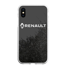 Чехол для iPhone XS Max матовый с принтом RENAULT в Новосибирске, Силикон | Область печати: задняя сторона чехла, без боковых панелей | Тематика изображения на принте: abstract | auto | brand | car | geometry | renault | sport | texture | абстракция | авто | автомобильные | бренд | геометрия | классика | машины | модные | ренаулт | спорт | стиль | текстура