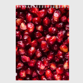 Скетчбук с принтом много ягод граната ярко сочно в Новосибирске, 100% бумага
 | 48 листов, плотность листов — 100 г/м2, плотность картонной обложки — 250 г/м2. Листы скреплены сверху удобной пружинной спиралью | вкусно | гранат | гранатовый бум | зерна | зож | лето | польза | сочно | фрукты | фрутерианство | ягоды | ярко