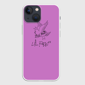 Чехол для iPhone 13 mini с принтом Lil peep в Новосибирске,  |  | Тематика изображения на принте: cry baby | leel | pip | лил | лил пип | модная музыка | модный рэп | музыка | пип | птица | птичка | реп | рэп | рэпер