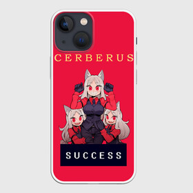 Чехол для iPhone 13 mini с принтом Helltaker: CERBERUS в Новосибирске,  |  | cerberus | hell taker | helltaker | персонаж | хелл тэйкер | хеллтейкер