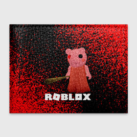 Обложка для студенческого билета с принтом Roblox piggy Свинка Пигги. в Новосибирске, натуральная кожа | Размер: 11*8 см; Печать на всей внешней стороне | game | gamer | logo | minecraft | piggi | roblox | simulator | игра | конструктор | лого | пигги | свинья | симулятор | строительство | фигура