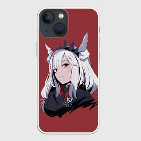 Чехол для iPhone 13 mini с принтом Helltaker в Новосибирске,  |  | anime | demon | devil | girl | girls | hell | helltaker | satan | ад | аниме | девушка | девушки | демон | дьявол | дьяволица | дьяволицы | сатана