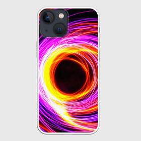 Чехол для iPhone 13 mini с принтом ИСКРЫ в Новосибирске,  |  | abstract | abstraction | geometry | line | pattern | psy | абстрактный | абстракция | геометрия | кубики | линии | неоновый | психоделика | текстура