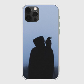 Чехол для iPhone 12 Pro Max с принтом Силуэт ворон капюшон ночь в Новосибирске, Силикон |  | вечер | ворон | дьявол | капюшон | монстр | мрачно | ночь | птица | путник | силуэт | символ | сумерки | хэллоуин