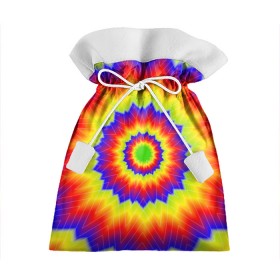 Подарочный 3D мешок с принтом Tie-Dye в Новосибирске, 100% полиэстер | Размер: 29*39 см | abstract | colorful | dye | gradient | texture | tie | абстракция | градиент | дай | тай | текстура | цветной