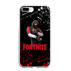 Чехол для iPhone 7Plus/8 Plus матовый с принтом FORTNITE x IKONIK в Новосибирске, Силикон | Область печати: задняя сторона чехла, без боковых панелей | deadmau5 | fortnite | fortnite 2 | fortnite x маршмелло | ikonik | marshmello | ninja | ninja streamer | raven | travis scott | ворон | иконик | ниндзя | пили | рейвен | трэвис скотт | фортнайт