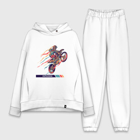 Женский костюм хлопок Oversize с принтом Motocross | Motocross (Z) в Новосибирске,  |  | 2020 | auto | bike | moto | motorcycle | sport | авто | автомобиль | автомобильные | байк | бренд | марка | машины | мото | мотоциклы | спорт