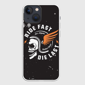 Чехол для iPhone 13 mini с принтом RIDE FAST   DIE LAST | МОТО ЖИЗНЬ (Z) в Новосибирске,  |  | Тематика изображения на принте: 2020 | auto | bike | moto | motorcycle | sport | авто | автомобиль | автомобильные | байк | бренд | марка | машины | мото | мотоциклы | спорт