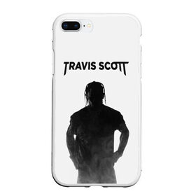 Чехол для iPhone 7Plus/8 Plus матовый с принтом TRAVIS SCOTT в Новосибирске, Силикон | Область печати: задняя сторона чехла, без боковых панелей | astro | astroworld | scott | travis | астро | астроворлд | скот | скотт | тревис | трэвис