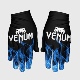 Перчатки 3D с принтом VENUM в Новосибирске, 100% полиэстер (activecool) | плотность ткани — 150–180 г/м2
 | mma | sport | venum | бокс | венум | единоборство | мма | спорт