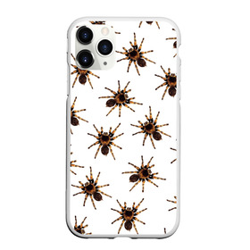 Чехол для iPhone 11 Pro Max матовый с принтом В пауках в Новосибирске, Силикон |  | pattern | spider | джунгли | дикие | животные | жуки | звери | лапы | мерзкие | монстр | насекомые | паттерн | паук | пауки | паутина | паучок | птицеед | страшный | существа | тараканы | тарантул | тропики