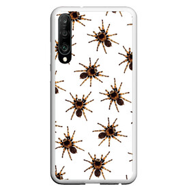 Чехол для Honor P30 с принтом В пауках в Новосибирске, Силикон | Область печати: задняя сторона чехла, без боковых панелей | pattern | spider | джунгли | дикие | животные | жуки | звери | лапы | мерзкие | монстр | насекомые | паттерн | паук | пауки | паутина | паучок | птицеед | страшный | существа | тараканы | тарантул | тропики