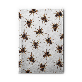 Обложка для автодокументов с принтом В пауках в Новосибирске, натуральная кожа |  размер 19,9*13 см; внутри 4 больших “конверта” для документов и один маленький отдел — туда идеально встанут права | Тематика изображения на принте: pattern | spider | джунгли | дикие | животные | жуки | звери | лапы | мерзкие | монстр | насекомые | паттерн | паук | пауки | паутина | паучок | птицеед | страшный | существа | тараканы | тарантул | тропики