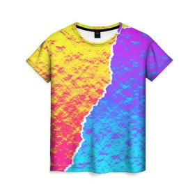Женская футболка 3D с принтом Цветные переливы в Новосибирске, 100% полиэфир ( синтетическое хлопкоподобное полотно) | прямой крой, круглый вырез горловины, длина до линии бедер | абстрактный | блестящие | волны | геометрия | градиент | краски | летний | лето | море | небо | неоновые | облака | океан | перламутр | поп | радуга | радужный | разноцветные | река | ретро | русалка