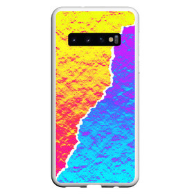 Чехол для Samsung Galaxy S10 с принтом Цветные переливы в Новосибирске, Силикон | Область печати: задняя сторона чехла, без боковых панелей | абстрактный | блестящие | волны | геометрия | градиент | краски | летний | лето | море | небо | неоновые | облака | океан | перламутр | поп | радуга | радужный | разноцветные | река | ретро | русалка