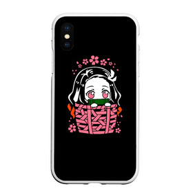 Чехол для iPhone XS Max матовый с принтом KIMETSU NO YAIBA NEZUKO в Новосибирске, Силикон | Область печати: задняя сторона чехла, без боковых панелей | demon slayer | kimetsu no yaiba | nezuko | shinobu | slayer | tanjiro | zenitsu | гию томиока | зенитцу | иноске хашибира | клинок рассекающий демонов | незуко | танджиро | шинобу кочо