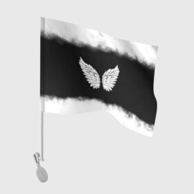 Флаг для автомобиля с принтом Im an angel в Новосибирске, 100% полиэстер | Размер: 30*21 см | angel | birds | fly | wings | ангел | бабочка | богиня | воздушный | демон | дым | космос | крылья | лебедь | летать | летучий | милые | мифические | небесный | небо | облако | пегас | перья | прикольные | птица | рай