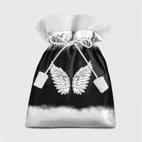 Подарочный 3D мешок с принтом Im an angel в Новосибирске, 100% полиэстер | Размер: 29*39 см | angel | birds | fly | wings | ангел | бабочка | богиня | воздушный | демон | дым | космос | крылья | лебедь | летать | летучий | милые | мифические | небесный | небо | облако | пегас | перья | прикольные | птица | рай