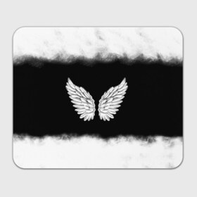 Коврик для мышки прямоугольный с принтом Im an angel в Новосибирске, натуральный каучук | размер 230 х 185 мм; запечатка лицевой стороны | angel | birds | fly | wings | ангел | бабочка | богиня | воздушный | демон | дым | космос | крылья | лебедь | летать | летучий | милые | мифические | небесный | небо | облако | пегас | перья | прикольные | птица | рай