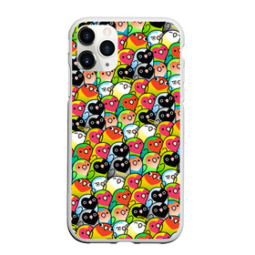 Чехол для iPhone 11 Pro матовый с принтом Папуги в Новосибирске, Силикон |  | doodling | textures | волнистые попугайчики | волнистый попугай | дудлинг | папуги | попугаи | попугайчики | птица | птицы | стикербомбинг | текстуры | фон