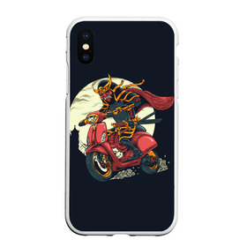 Чехол для iPhone XS Max матовый с принтом Samurai Biker (Z) в Новосибирске, Силикон | Область печати: задняя сторона чехла, без боковых панелей | 2020 | auto | bike | moto | motorcycle | samurai | sport | авто | автомобиль | автомобильные | байк | бренд | буке | воин | вояк | марка | машины | мононофу | мото | мотоциклы | мститель | мушя | ниндзя | сабурай | самурай | слуга