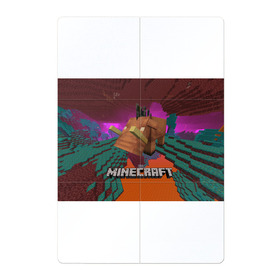 Магнитный плакат 2Х3 с принтом Майнкрафт | Minecraft Hoglin в Новосибирске, Полимерный материал с магнитным слоем | 6 деталей размером 9*9 см | 1.16 | hoglin | minecraft | nether | майнкрафт | хоглин