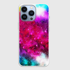 Чехол для iPhone 13 Pro с принтом Туманность в Новосибирске,  |  | space | stars | абстракция | бесконечный | блестящий | вселенная | галактика | дым | звездная | звезды | космический | космос | краски | лето | материя | небо | неоновый | нло | ночь | облака | планеты | радуга