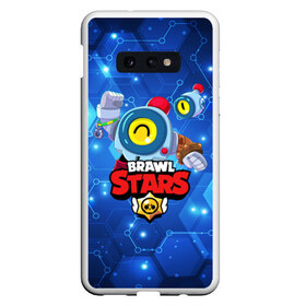 Чехол для Samsung S10E с принтом BRAWL STARS NANI НАНИ в Новосибирске, Силикон | Область печати: задняя сторона чехла, без боковых панелей | bibi | brawl stars | coach mike | crow | evil gene | gale | gene | leon | leon shark | max | mecha crow | mortis | mr.p | nani | phoenix | sally leon | sandy | spike | sprout | tara | virus 8 bit | werewolf | ворон | джин | оборотень