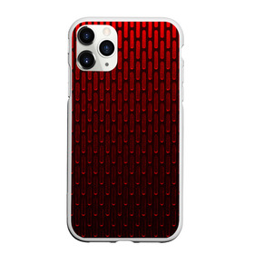 Чехол для iPhone 11 Pro Max матовый с принтом текстура красный градиент в Новосибирске, Силикон |  | Тематика изображения на принте: геометрия | градиент | красный | линии | поверхность | простота | симметрия | текстура | точки | черный