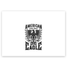 Поздравительная открытка с принтом Американский орел (Z) в Новосибирске, 100% бумага | плотность бумаги 280 г/м2, матовая, на обратной стороне линовка и место для марки
 | aa | american | the united states of america | usa | аа | америка | американский орел | герб | орел | соединённые штаты америки | сша
