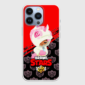 Чехол для iPhone 13 Pro с принтом Brawl stars Unicorn. в Новосибирске,  |  | bibi | brawl stars | coach mike | leon | leon shark | mecha crow | mr.p | sally leon | sandy | sprout | unicorn | virus 8 bit | биби | бравл старс | вирус 8 бит | леон | оборотень | спроут | сэли леон