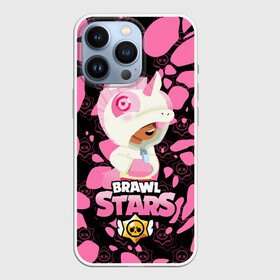 Чехол для iPhone 13 Pro с принтом Brawl stars Unicorn. в Новосибирске,  |  | bibi | brawl stars | coach mike | leon | leon shark | mecha crow | mr.p | sally leon | sandy | sprout | unicorn | virus 8 bit | биби | бравл старс | вирус 8 бит | леон | оборотень | спроут | сэли леон