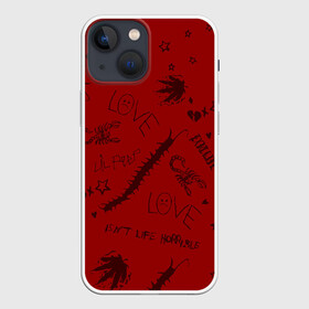 Чехол для iPhone 13 mini с принтом LIL PEEP   ЛИЛ ПИП в Новосибирске,  |  | beautiful | daddy | heart | life | lil | lilpeep | music | peep | rap | rapper | rip | tattoo | лил | лилпип | литл | лого | музыка | папочка | пип | рип | рожица | рэп | рэпер | рэперы | сердечко | сердце | символ | тату | татуировки