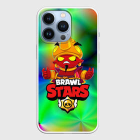 Чехол для iPhone 13 Pro с принтом BRAWL STARS EVIL GENE | ДЖИН в Новосибирске,  |  | bibi | brawl stars | coach mike | crow | evil gene | gale | gene | leon | leon shark | max | mecha crow | mortis | mr.p | nani | phoenix | sally leon | sandy | spike | sprout | tara | virus 8 bit | werewolf | ворон | джин | оборотень